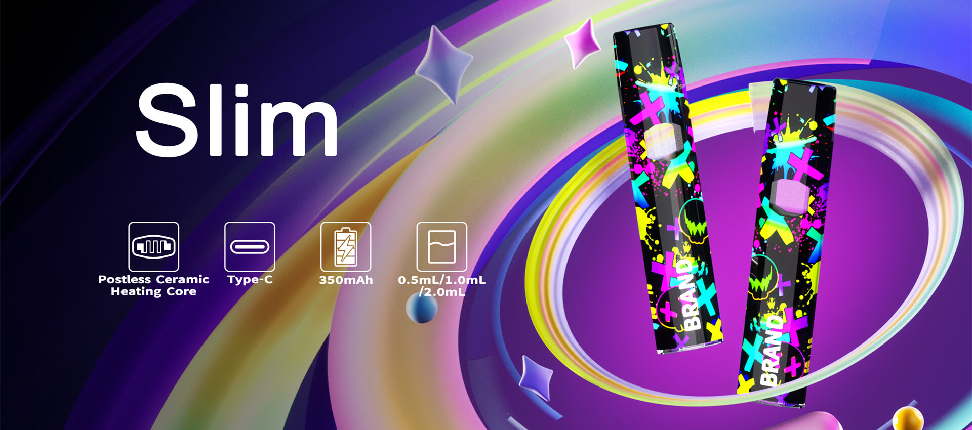 Best CBD Vape THC Vape Device Factory Price - Slim Disposable