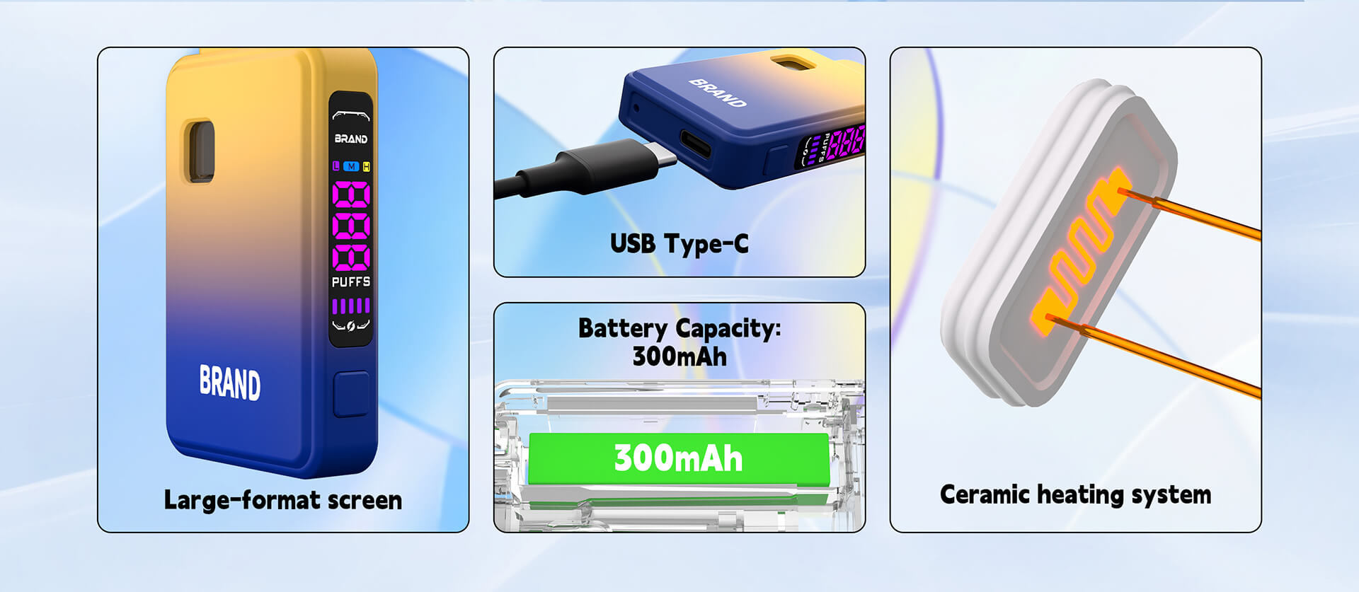 Box Vape 2 ml Rainbow OEM ODM Disposable Vape Device Factory (2)