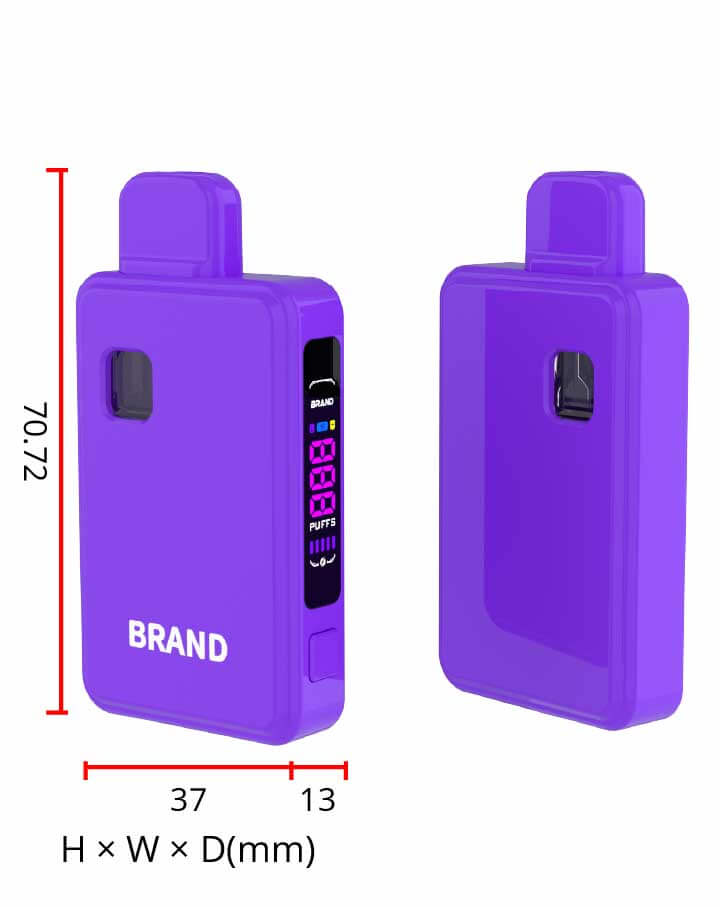 Box Vape 2 ml Rainbow OEM ODM Disposable Vape Device Factory