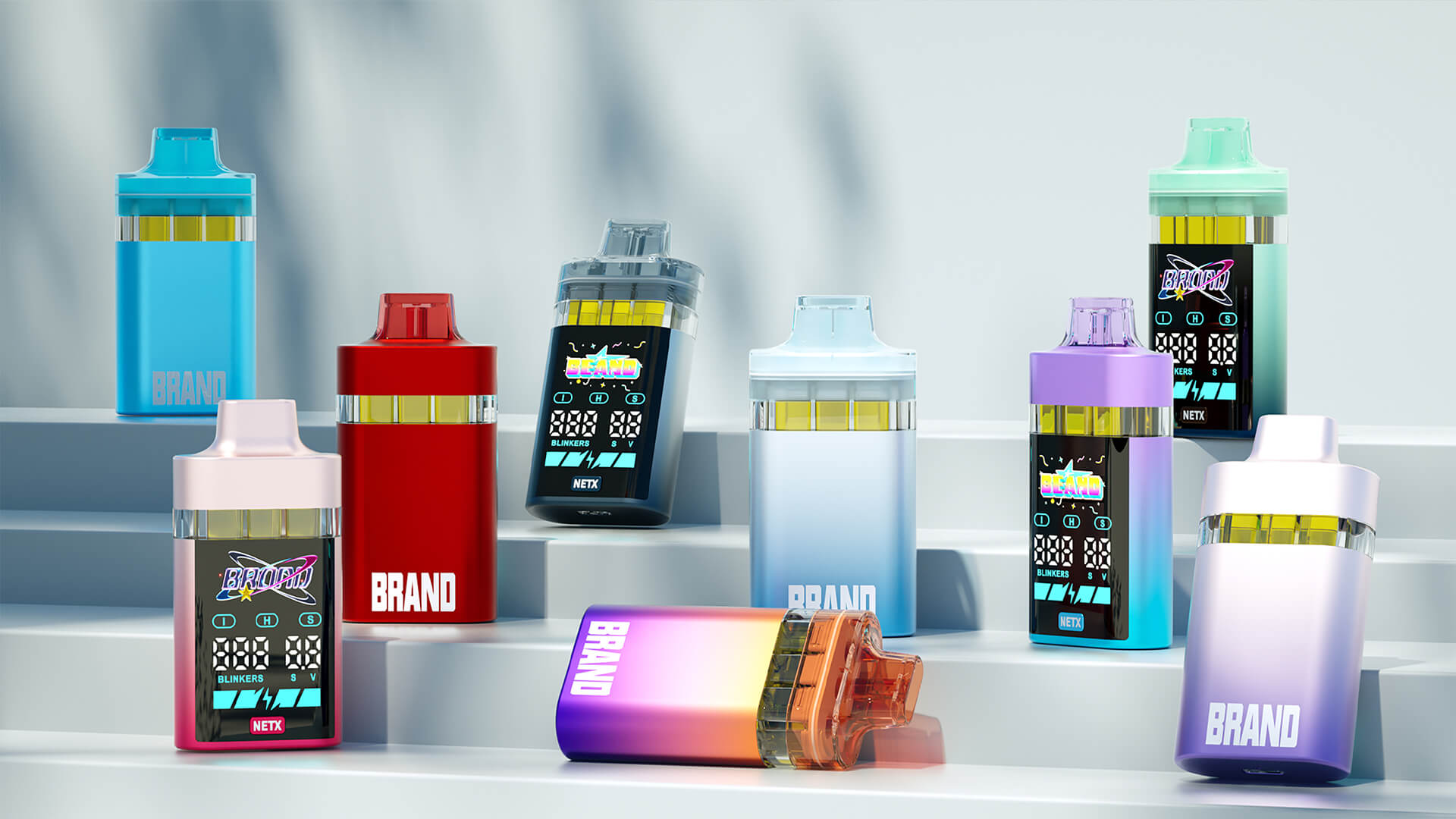 COBE Disposable Hardware 3 Flavors In 1 Device Triple 0.8 ml (8)