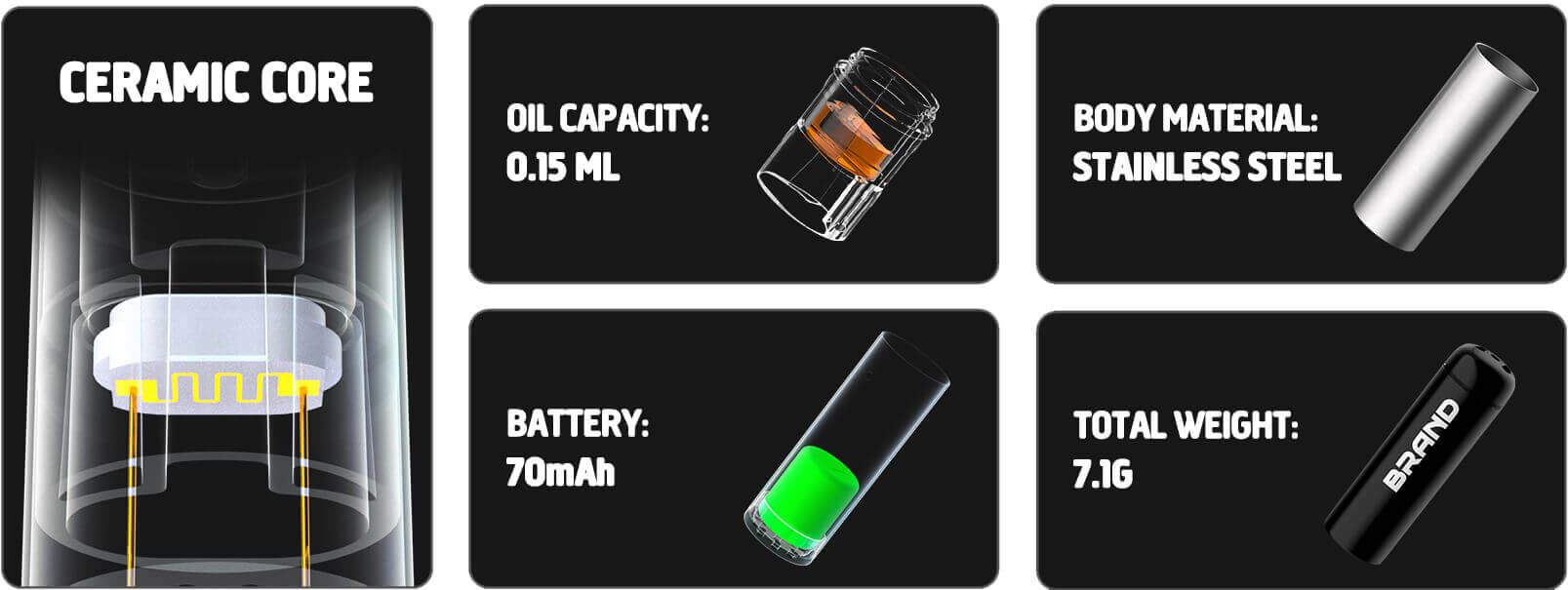 Disposable Vape Mini Smoking Filter All In One CBD THC Harware (1)