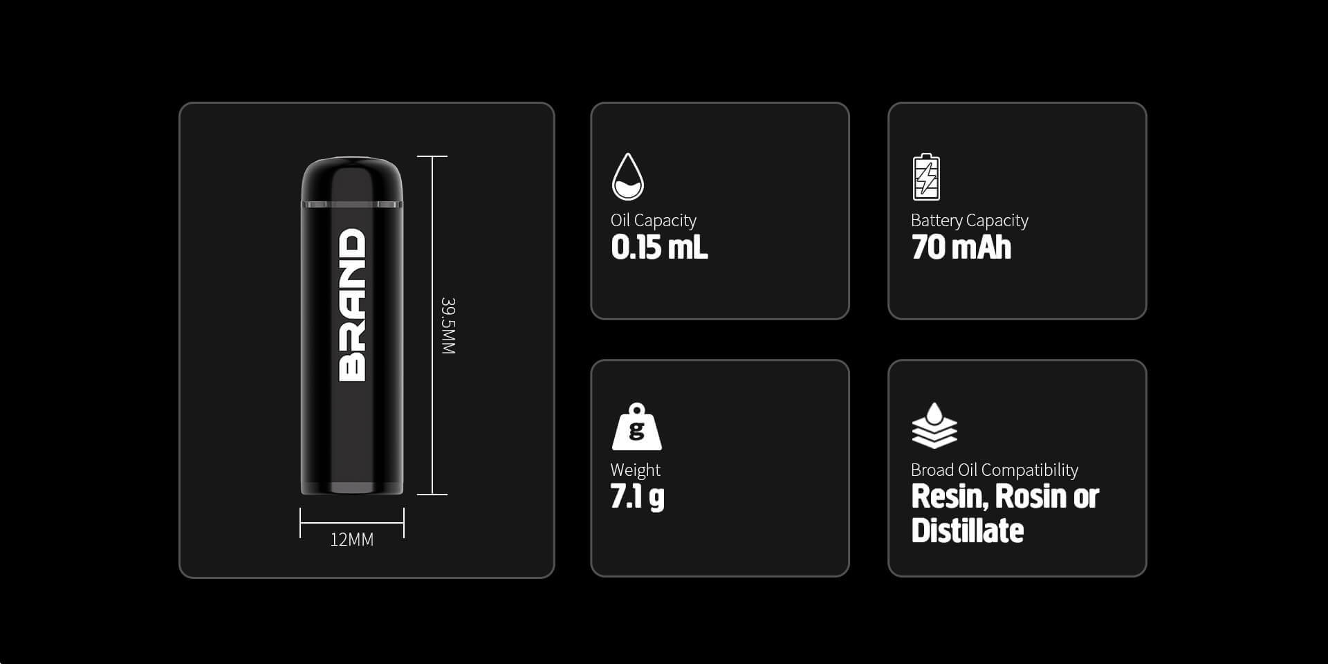 Disposable Vape Mini Smoking Filter All In One CBD THC Harware (6)
