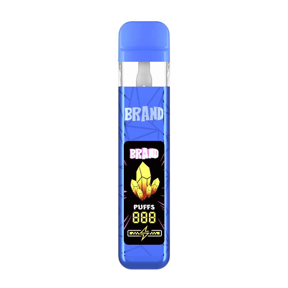 Disposable Vape Pen 1 ml 2 ml Smart Screen Display THC Factory (7)