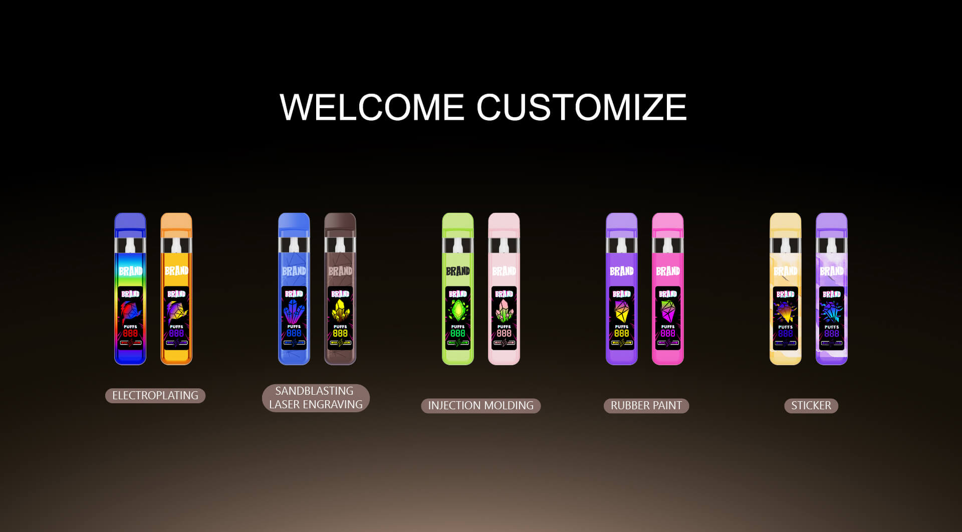 Disposable Vape Pen 1 ml 2 ml Smart Screen Display THC Factory (8)