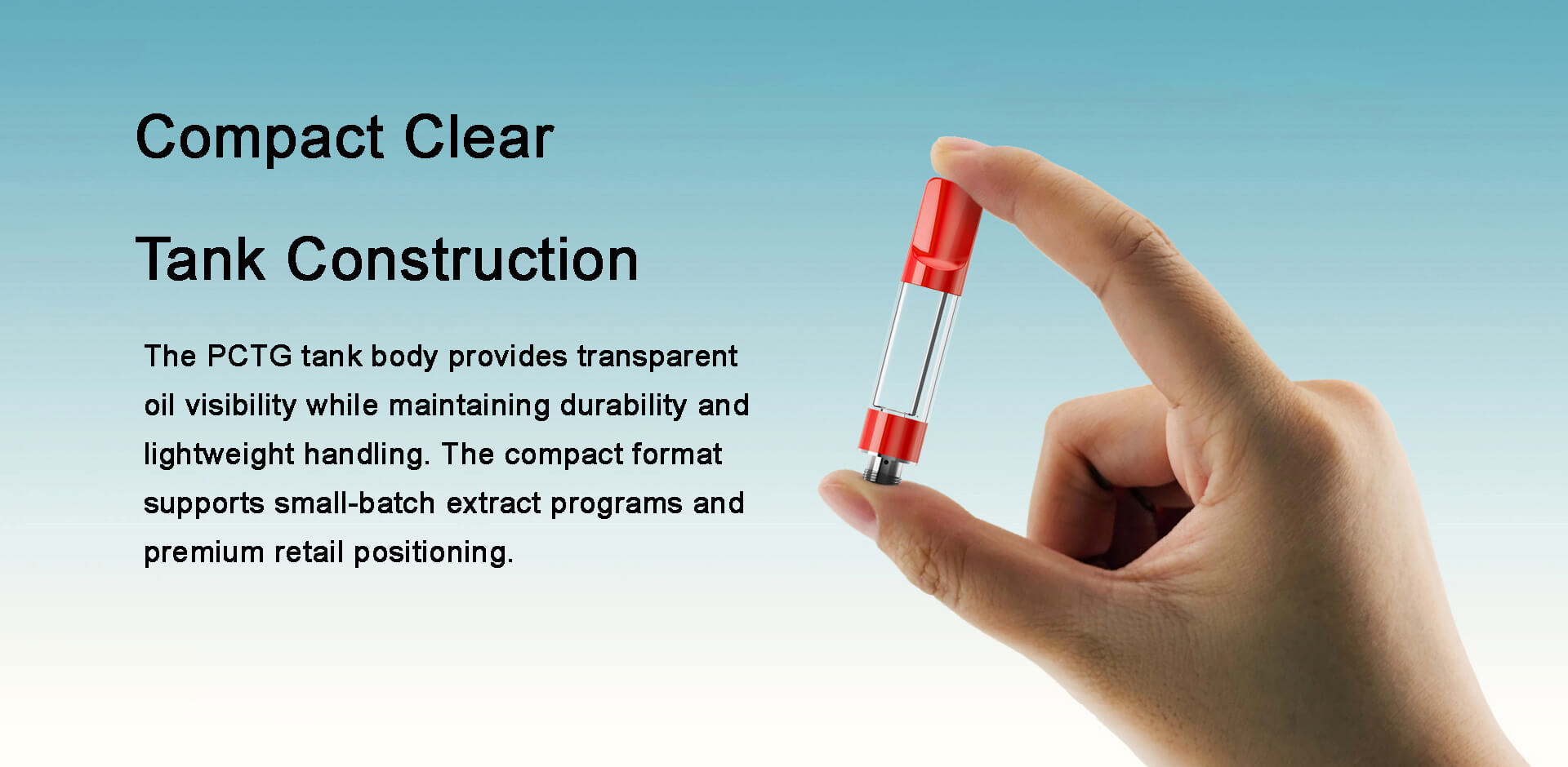 Postless Ceramic Cartridge THC Carts 1ml 0.5ml Cannabis Vape (3)