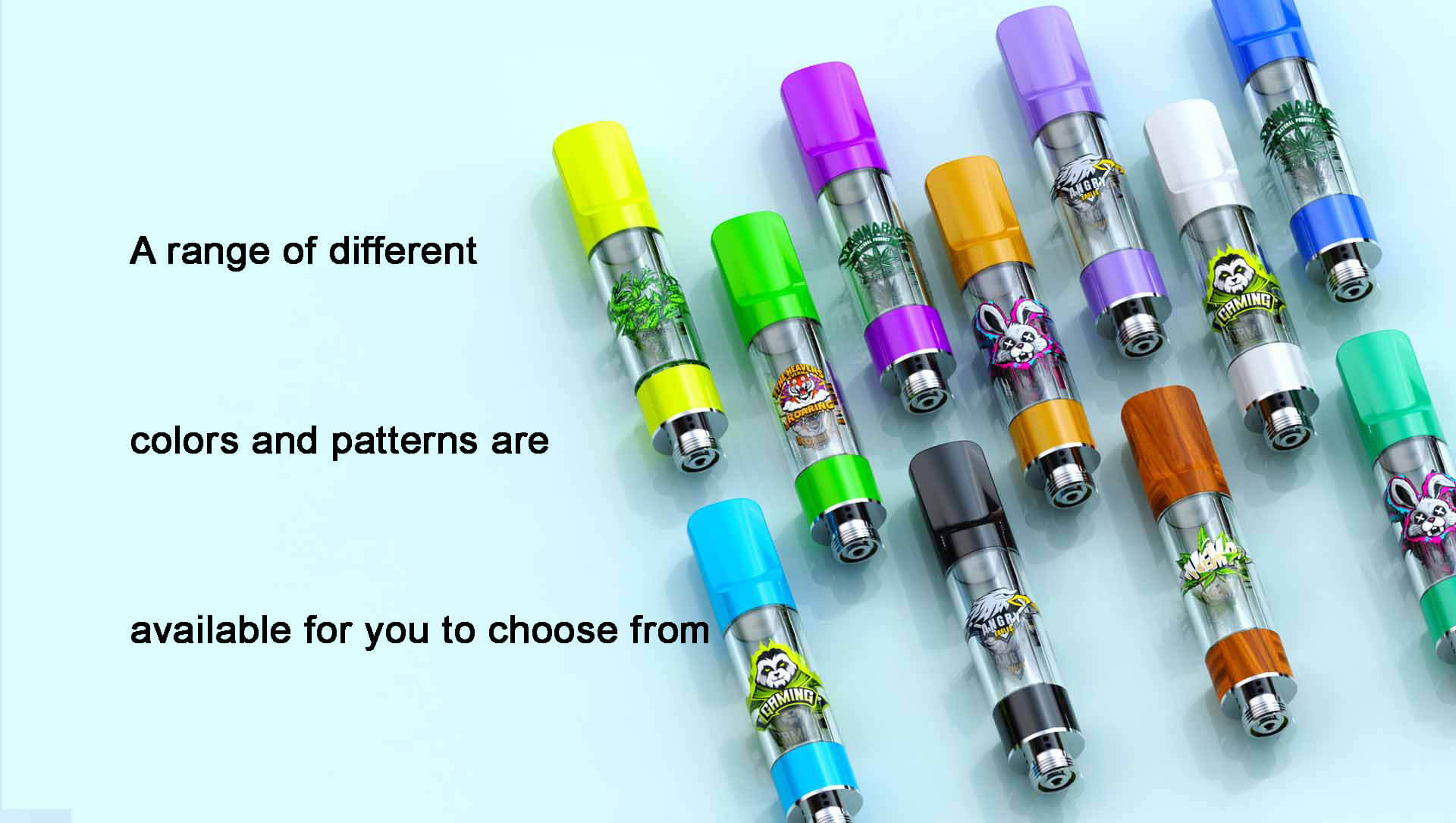 Postless Ceramic Cartridge THC Carts 1ml 0.5ml Cannabis Vape (7)