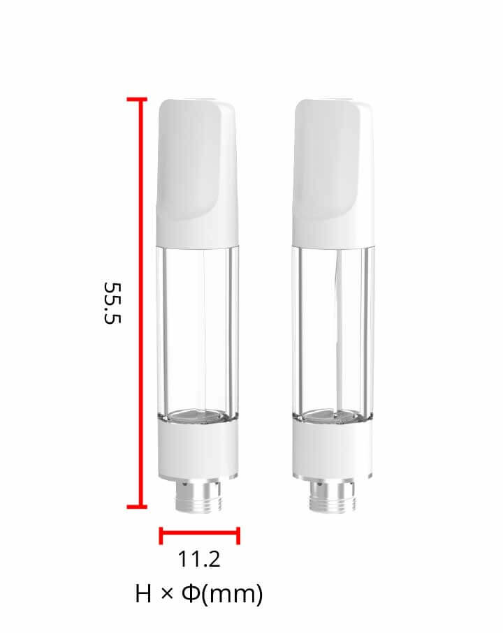 Postless Ceramic Cartridge THC Carts 1ml 0.5ml Cannabis Vape