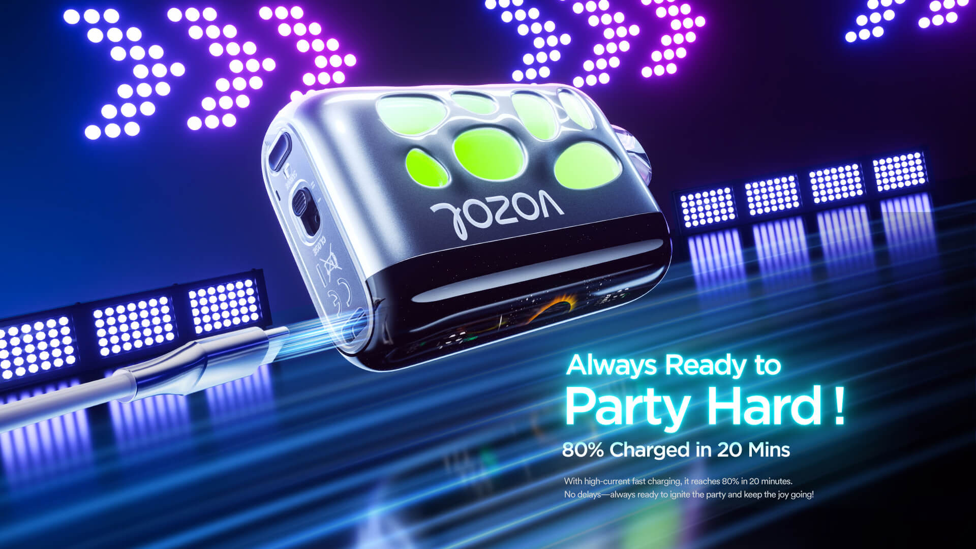 Disposable Vape Vozol Rave 40K China Smart Vape Manufacturer (12)