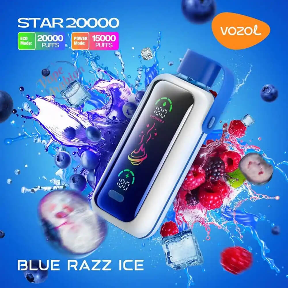 Vozol Star 20K Disposable Vape Pen Smart Screen Dual Modes - Image 3