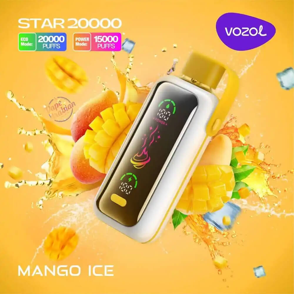 Vozol Star 20K Disposable Vape Pen Smart Screen Dual Modes (4)