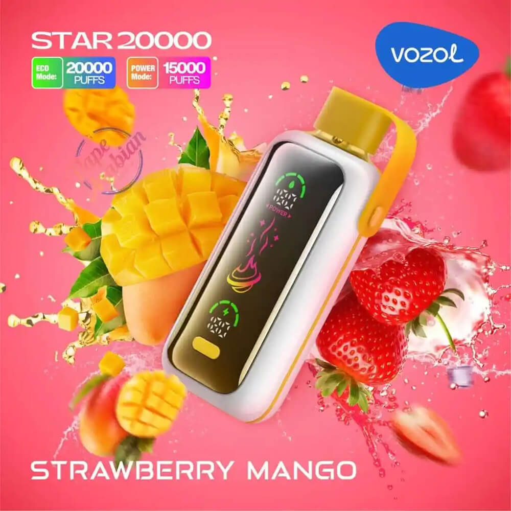 Vozol Star 20K Disposable Vape Pen Smart Screen Dual Modes (6)