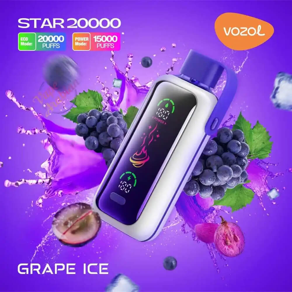 Vozol Star 20K Disposable Vape Pen Smart Screen Dual Modes (8)
