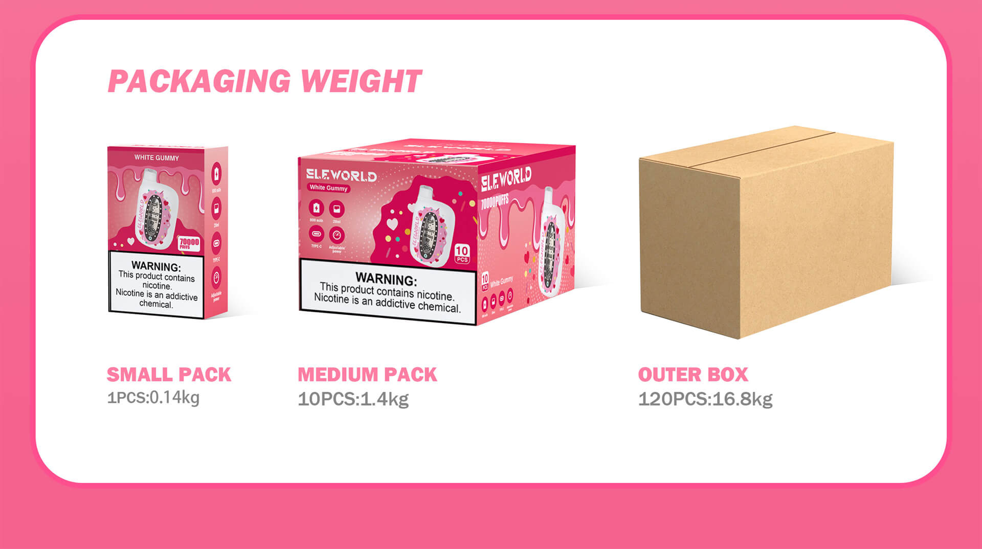 70K Puffs Disposable Vape Twinkling Transparent E-liquid Tank (13)