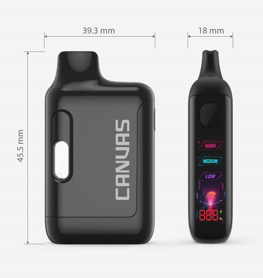 Disposable Vape Manufacturer AIO Canvas Hardware For CBD THC (12)